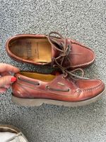 Chaussures bateau Portside cuir marron taille 38