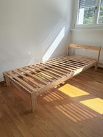 ⁠2x Einzelbett Holz 90x200 cm mit Lattenrost - Top Zustand⁠
