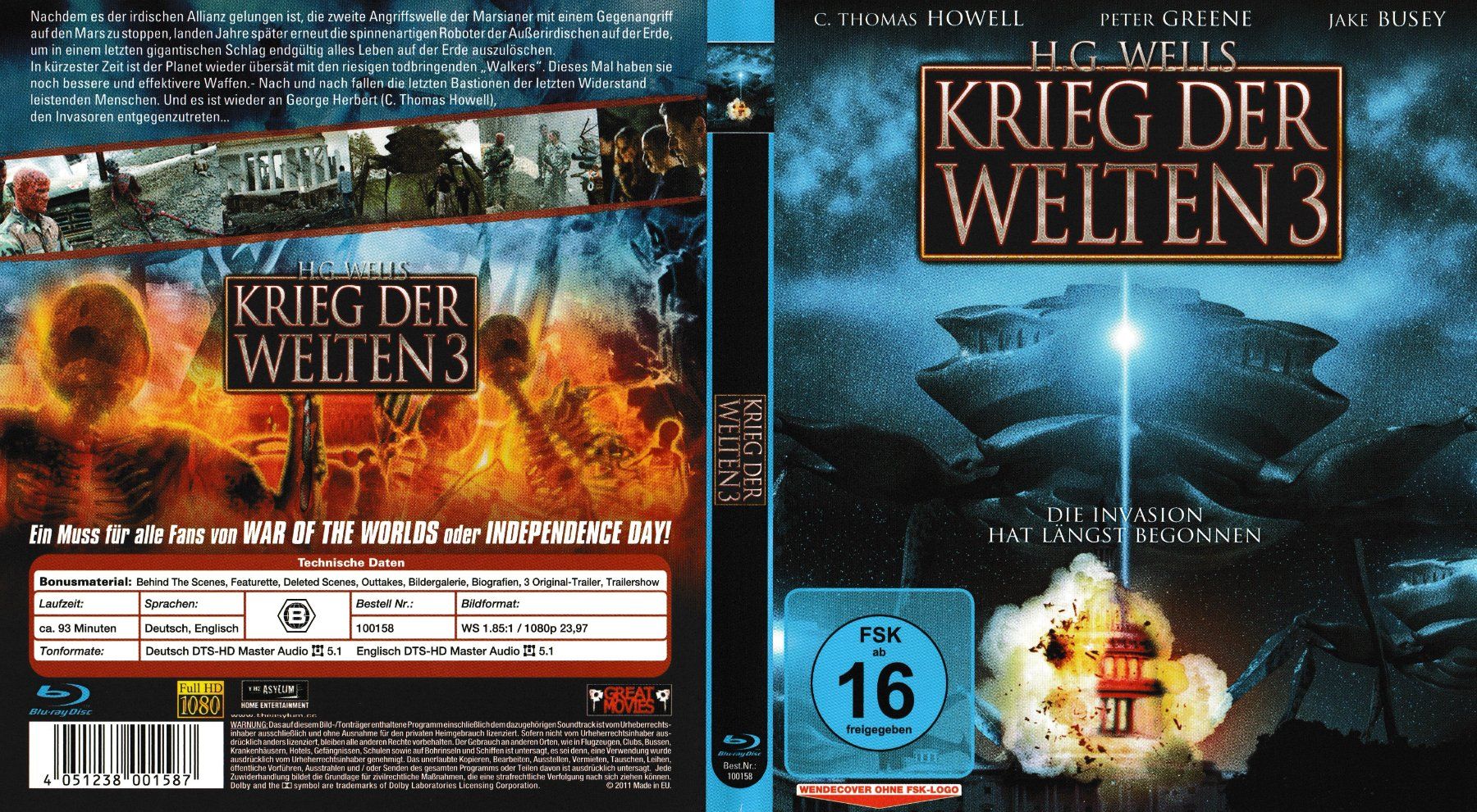 Tous les DVDs: Blu-Ray - Krieg der Welten 3 – D'occasion à Langnau am Albis par MediaRescuerKeLoX