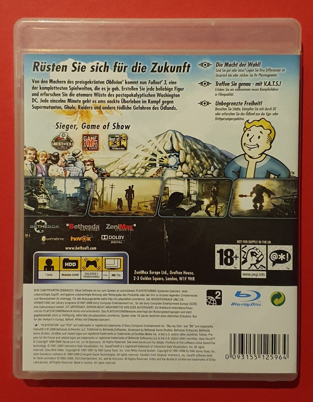 Sony Giochi: Sony PlayStation 3 Game ♂️ Fallout 3 ♀️ (PS3) – Usato da Illnau venduto da BoFrost 2