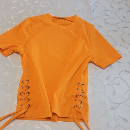 oranges T-Shirt für Ausgang Gr XS (Gr 158)
