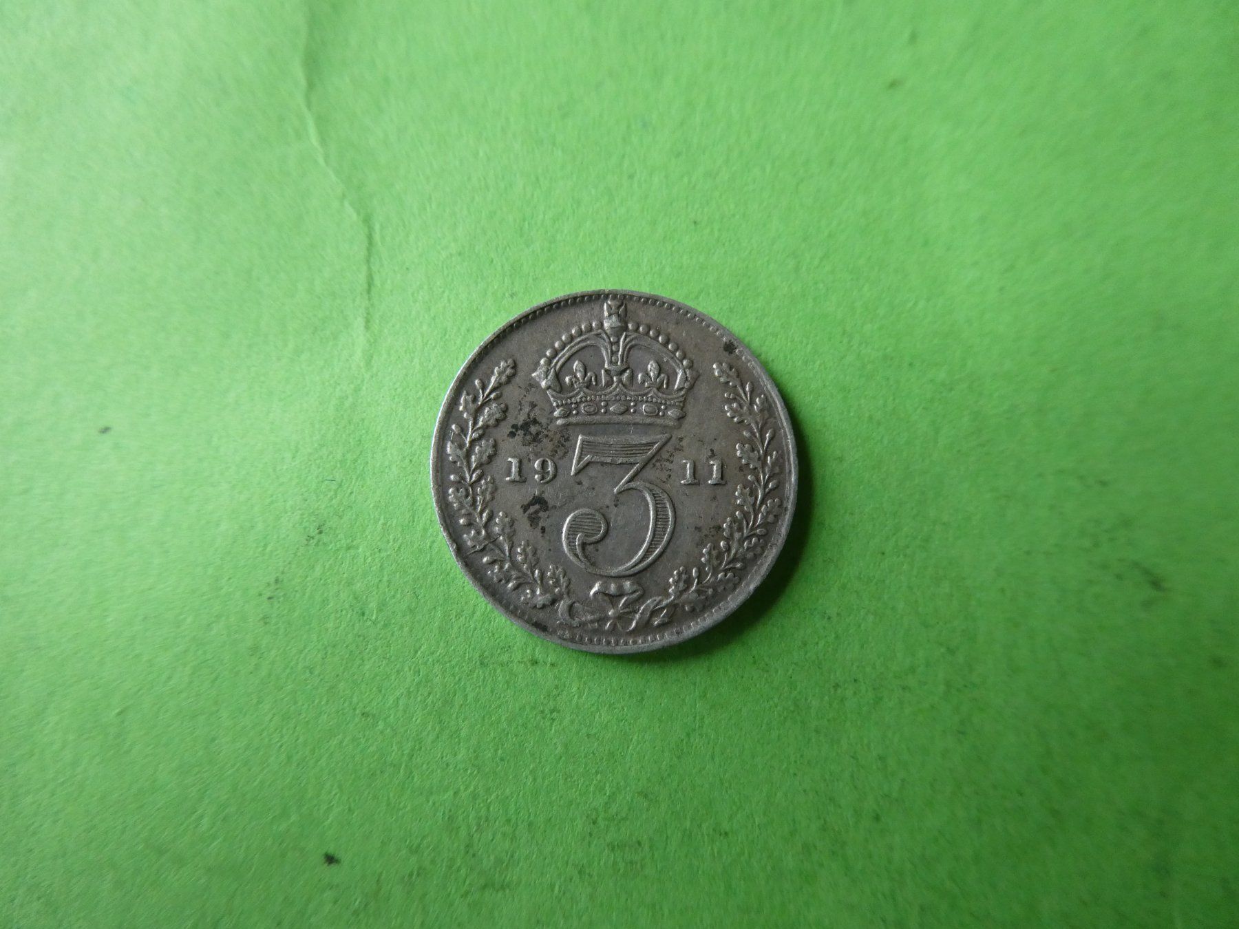 Tutti le monete: Grossbritannien 1911,  3 Pence   Silber – Usato da Hinterforst venduto da Rohusri