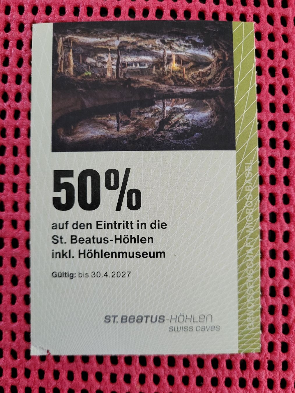 Buoni: 50% Beatus-Höhlen  – Nuovo (secondo la descrizione) da Therwil venduto da Hexe13
