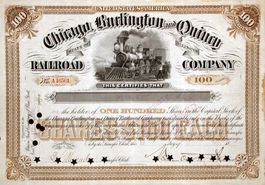 Chicago, Burlington & Quincy Railroad Company - 1892