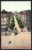 Zürich, Strassenbahn in der Unteren Bah