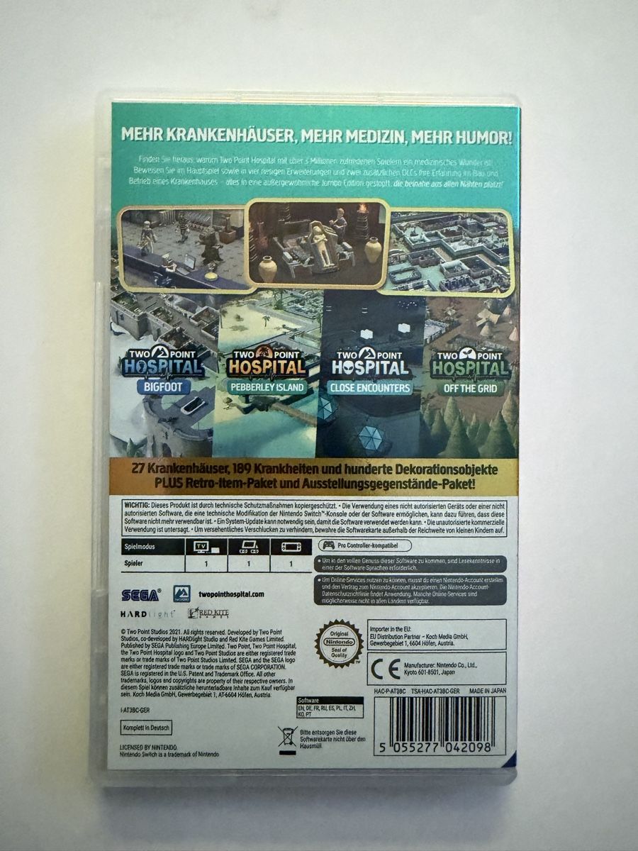 Nintendo Spiele: Two Point Hospital Switch Game – Neu (gemäss Beschreibung) aus Hendschiken von Jamie2006 1