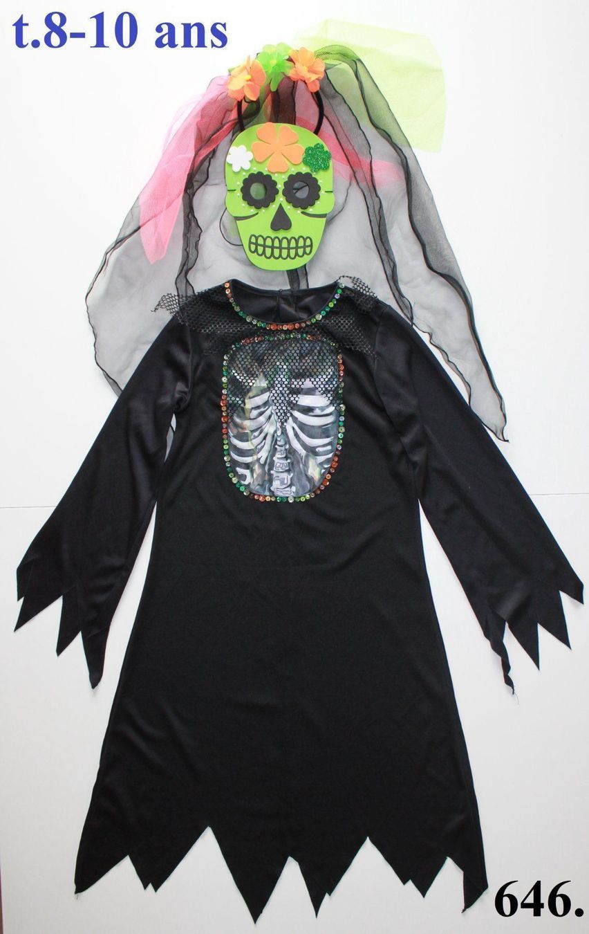 Costumi: Costume squelette / Skelett  t. 8 - 10 ans – Usato da Peseux venduto da CoolShoping