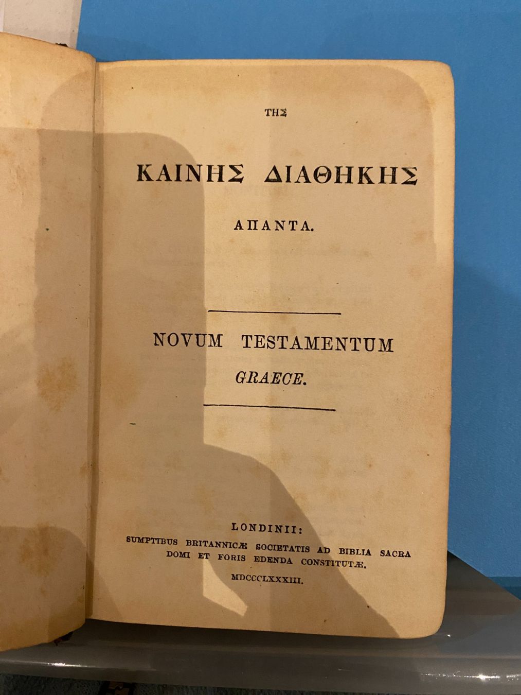 Libri: Griechisches Neues Testament von 1883 – Usato da Ibach venduto da Sonyy01 4