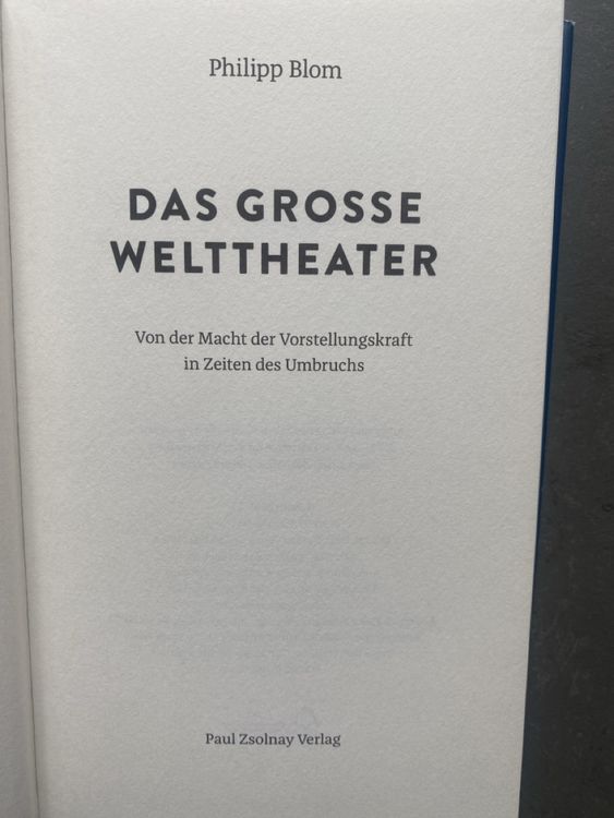 Das Grosse Welttheater:Buch | Kaufen Auf Ricardo