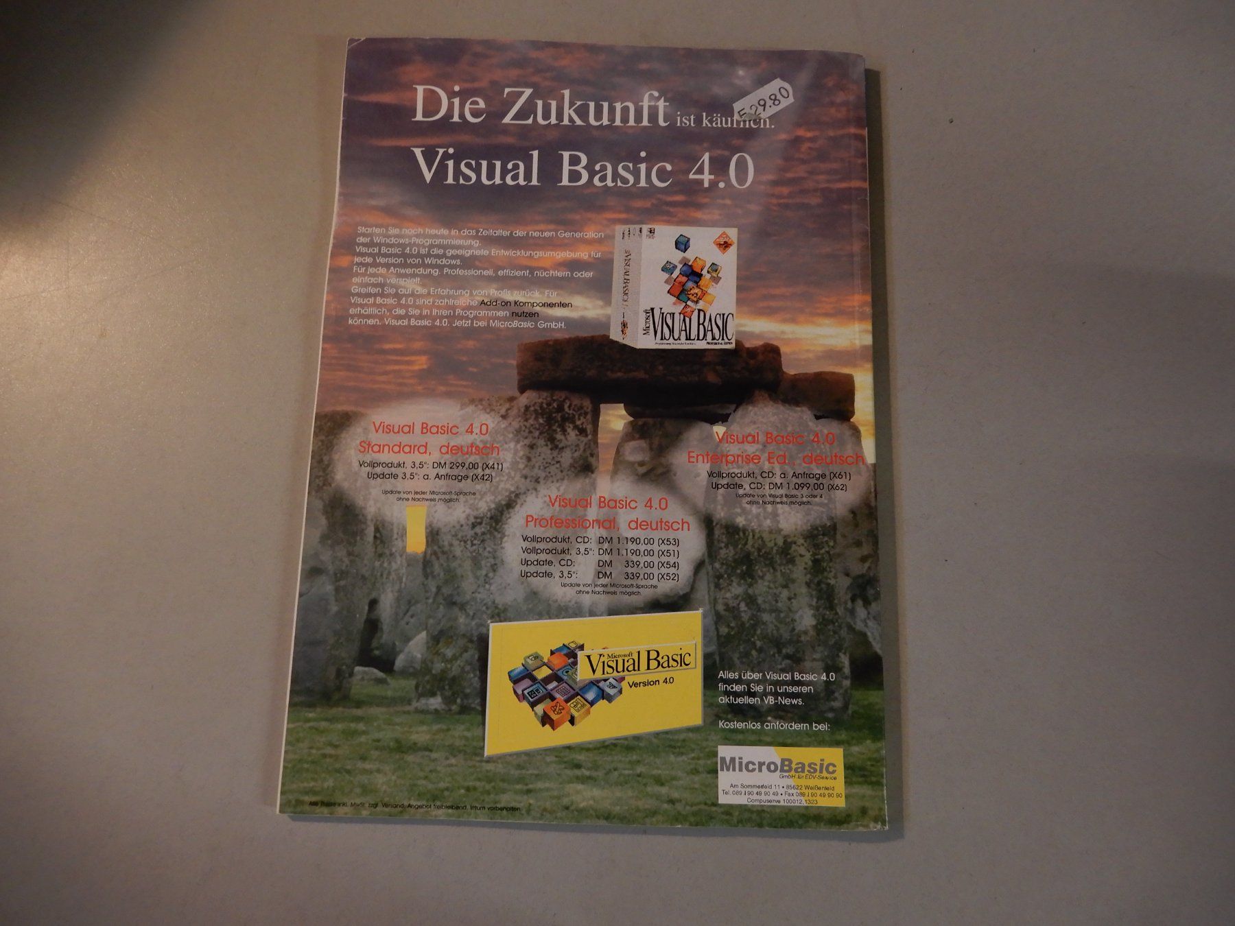 Zeitschriften & Magazine: Microsoft Visual Basic 4.0 Journal – Gebraucht aus Erstfeld von Mario_boe0 9