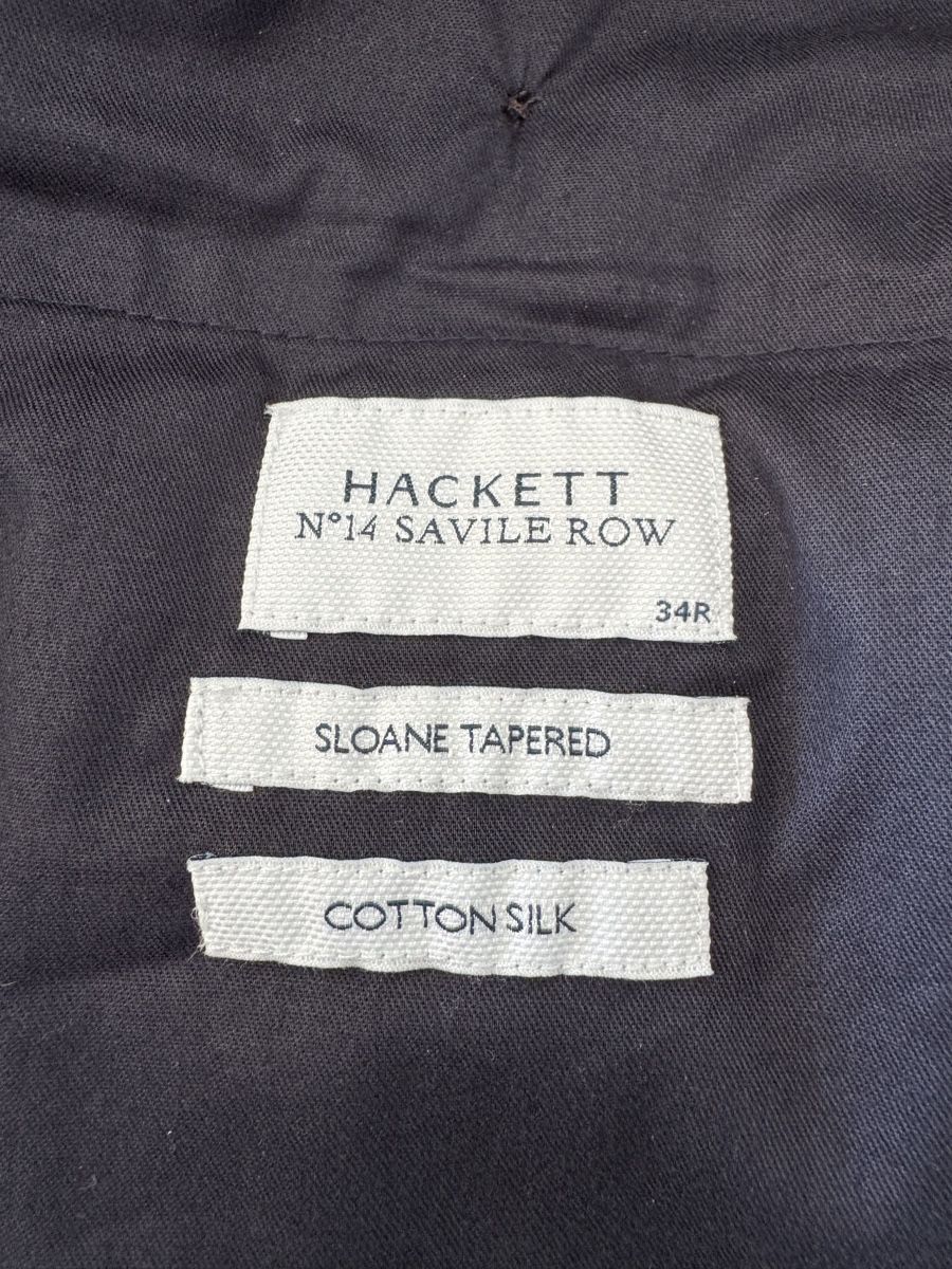 Hackett Pantaloni: Hackett Savile Row Hose - blau - Grösse 34 – Usato da Kloten venduto da Geromimoo9400 3