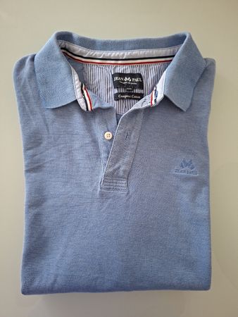 Polo Jean Paul XXL bleu ciel - Élégant et confortable!