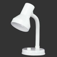 Tischleuchte, Flexhals, Weiss 30 cm Höhe