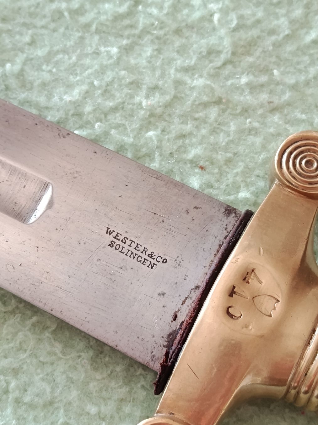 Stichwaffen: Faschinenmesser  eidg.Ord.M1842/52 – Gebraucht aus Neuenkirch von STMK21 1