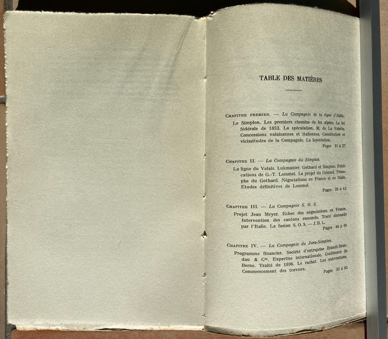 Libri: Histoire du Chemin de fer du Simplon - 1920 – Usato da Versoix venduto da Decapod 1