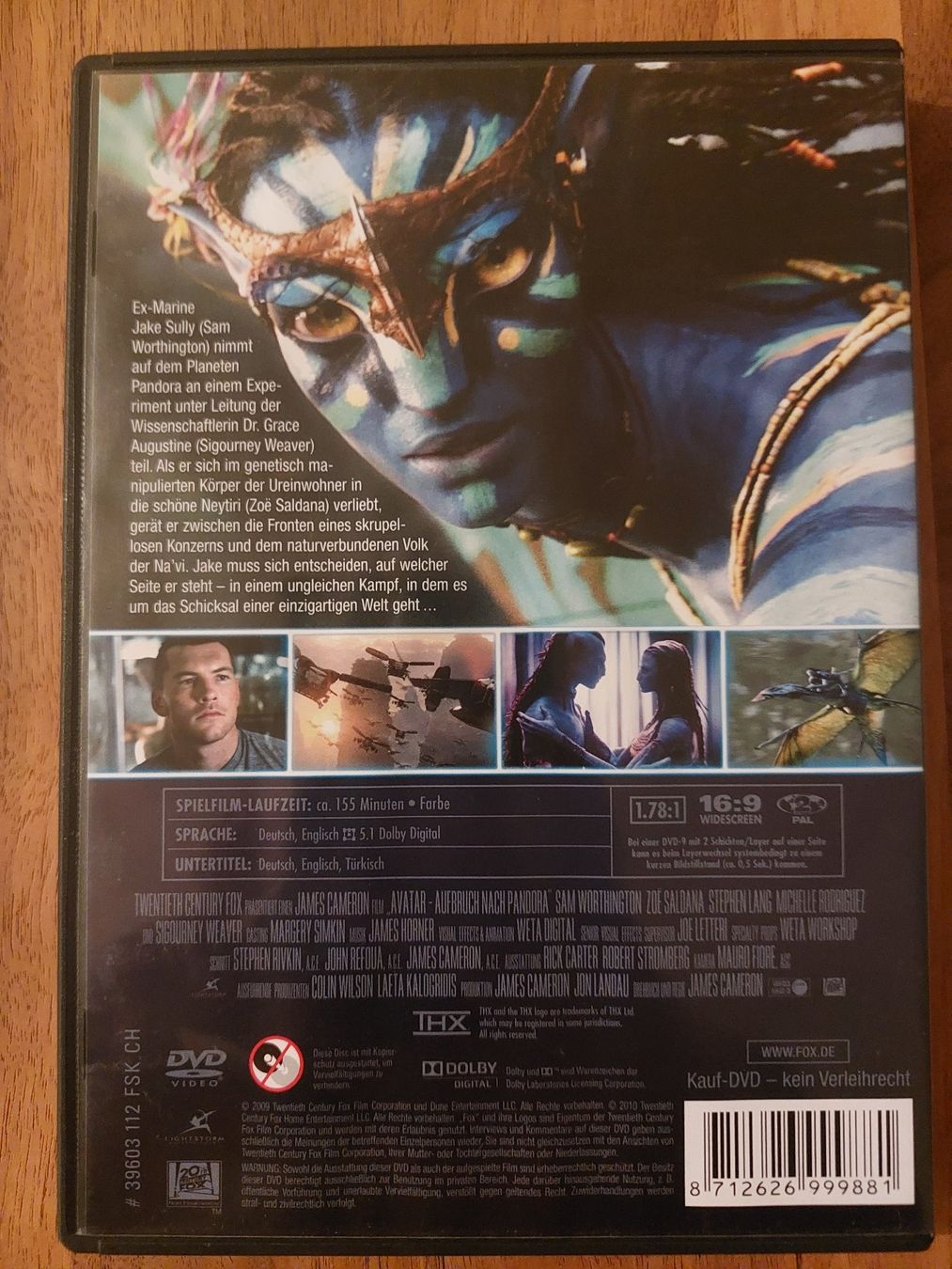 Tutti i DVDs: DVD - Avatar Aufbruch nach Pandora – Usato da Rheinfelden venduto da FilmAuktion 1