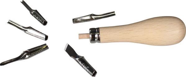 Alle Werkzeuge: Linolschnitt Set Linol Linoldruck – Neu und originalverpackt aus zollikon von Racher-Shop 2