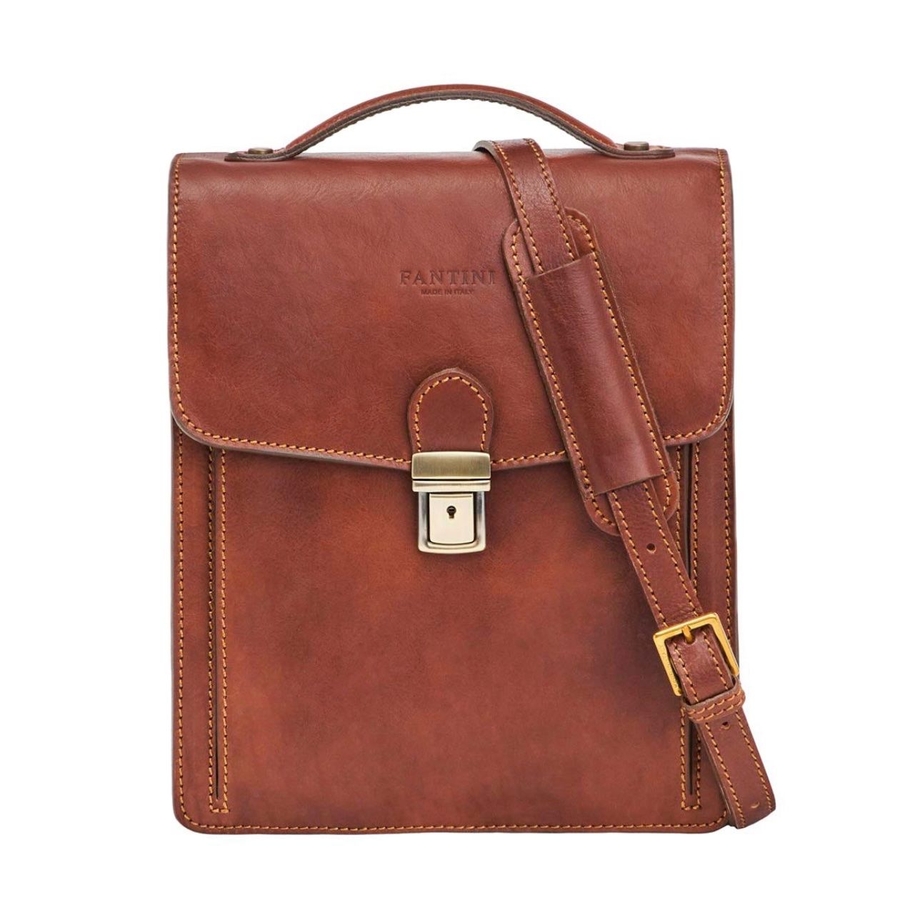 Borse: Schultertasche Herren Leder Tuscany - Braun – Nuovo e nell'imballaggio originale da Wittenbach venduto da bes_k8vr