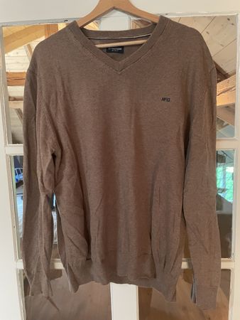 McGregor Herrenpullover Braun Wolle/Baumwolle