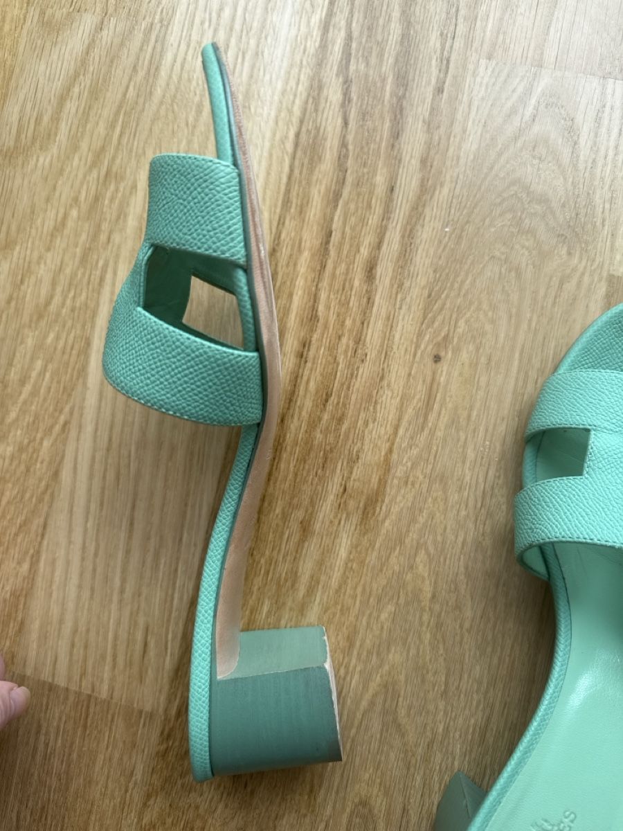 Hermès Scarpe da donna: Hermès sandals, size 39, green – Usato da Fribourg venduto da ksu_65bh 4