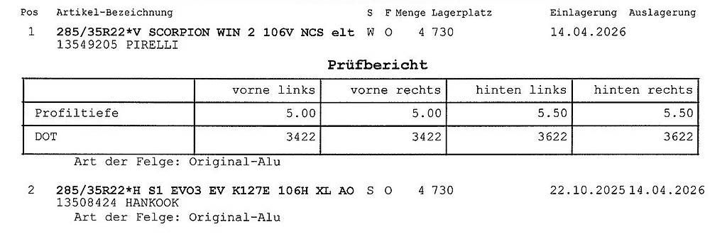 Audi Pneumatici & Ruote complete: Original Audi 22" Winter-Kompletträder  neuwertig – Usato da Innerberg venduto da GabiHabegger 4
