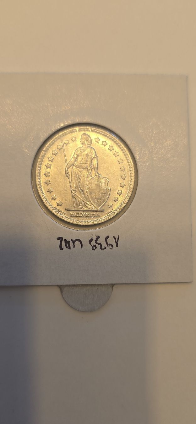 Tutti le monete: piece 1chf 1939 UNZ – Nuovo (secondo la descrizione) da Fribourg venduto da yan_z5fr 1