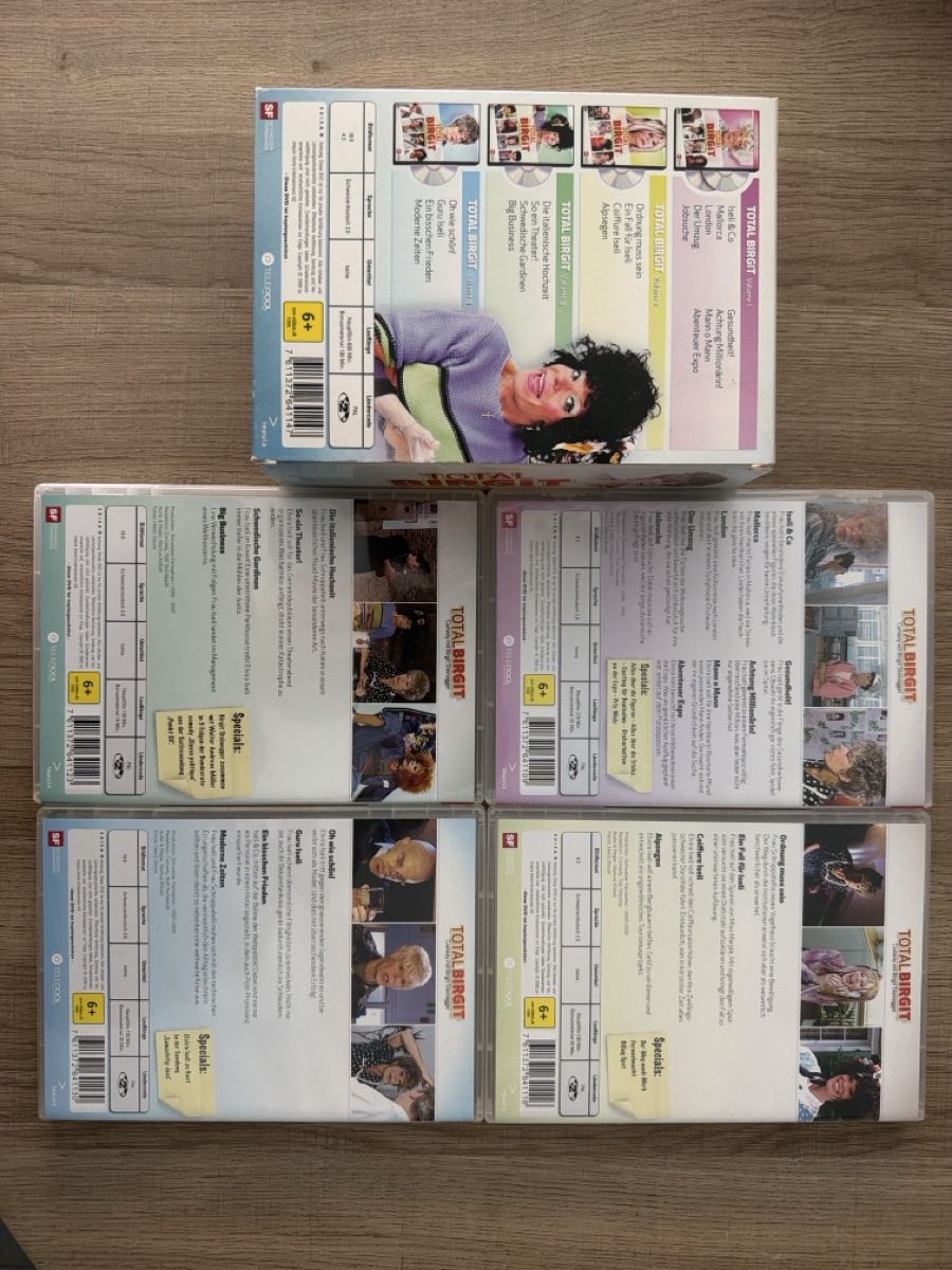 Alle DVDs: Total Birgit 1-4 DVD – Gebraucht aus Hagendorn von masterchieff 1