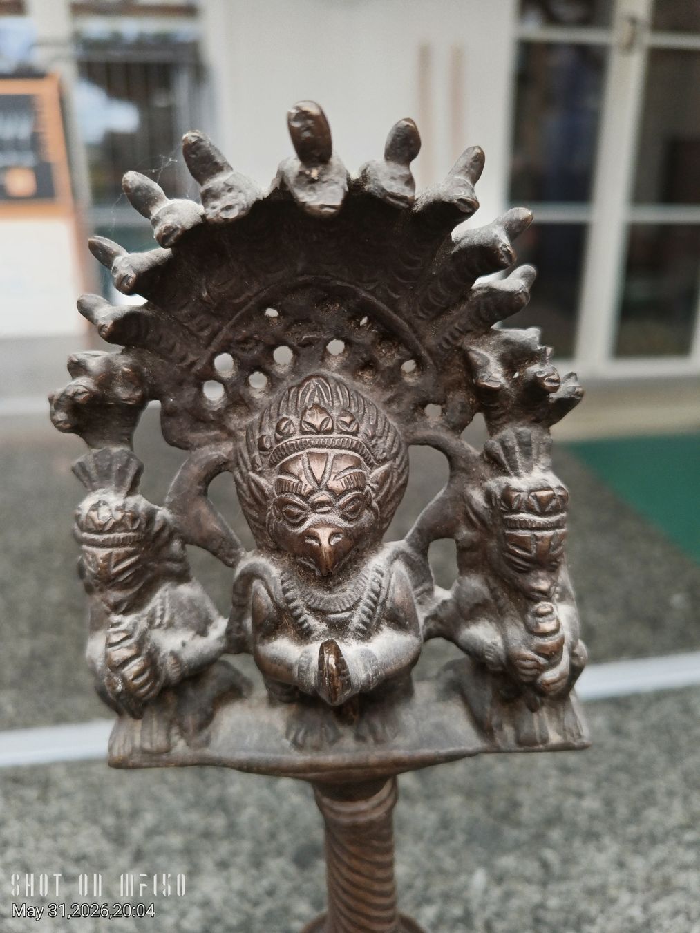 Campanacci mucche: Seltene rituelle Tempelglocke Handarbeit Messing – Usato da Sarmenstorf venduto da bw68 1