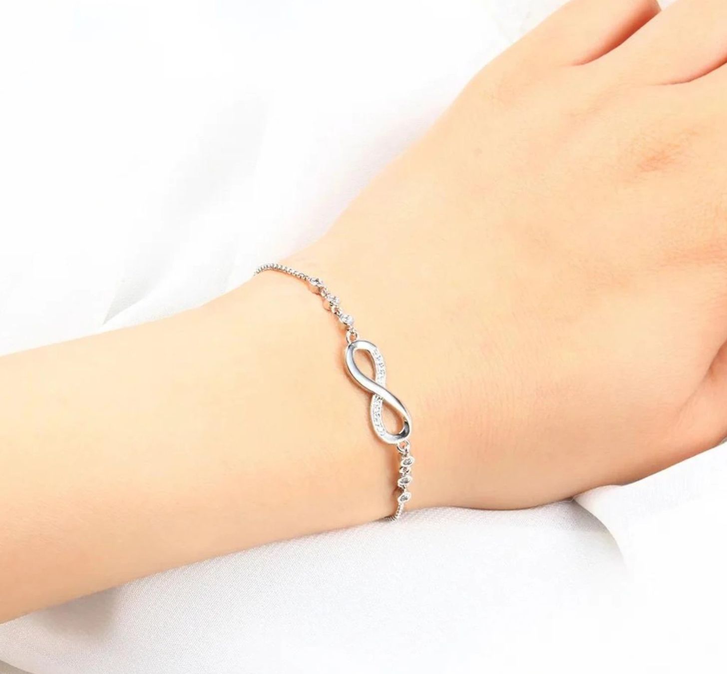 Bracciali & Braccialetti: Wundervolles Armband Silber 925, Infinity – Nuovo (secondo la descrizione) da Niederbüren venduto da Fidi5 2
