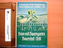 Vorbereitungen für Biologieunterricht - 1938