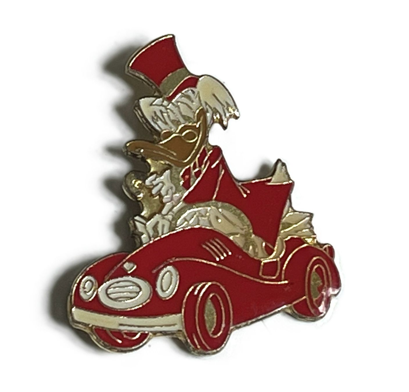 Disney Placchette & Badge: Pin Dagobert Duck Auto – Usato da Kriens venduto da TSCH1 1