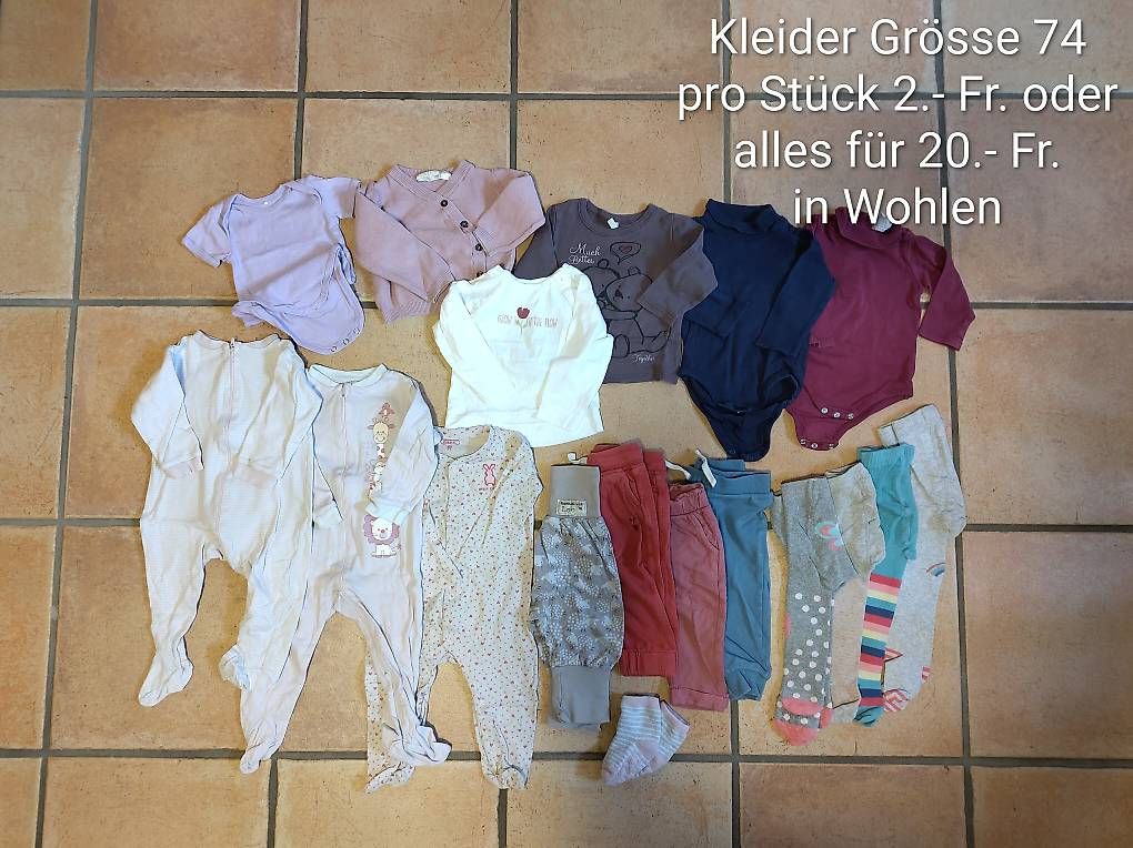 Lotti & Set di vestiti: Kleiderset Grösse 74 – Usato da Wohlen AG venduto da Miel12 1