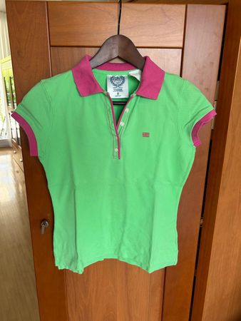 Grünes Polo-Shirt Polo Ralph Lauren Jeans Company, Gr. S
