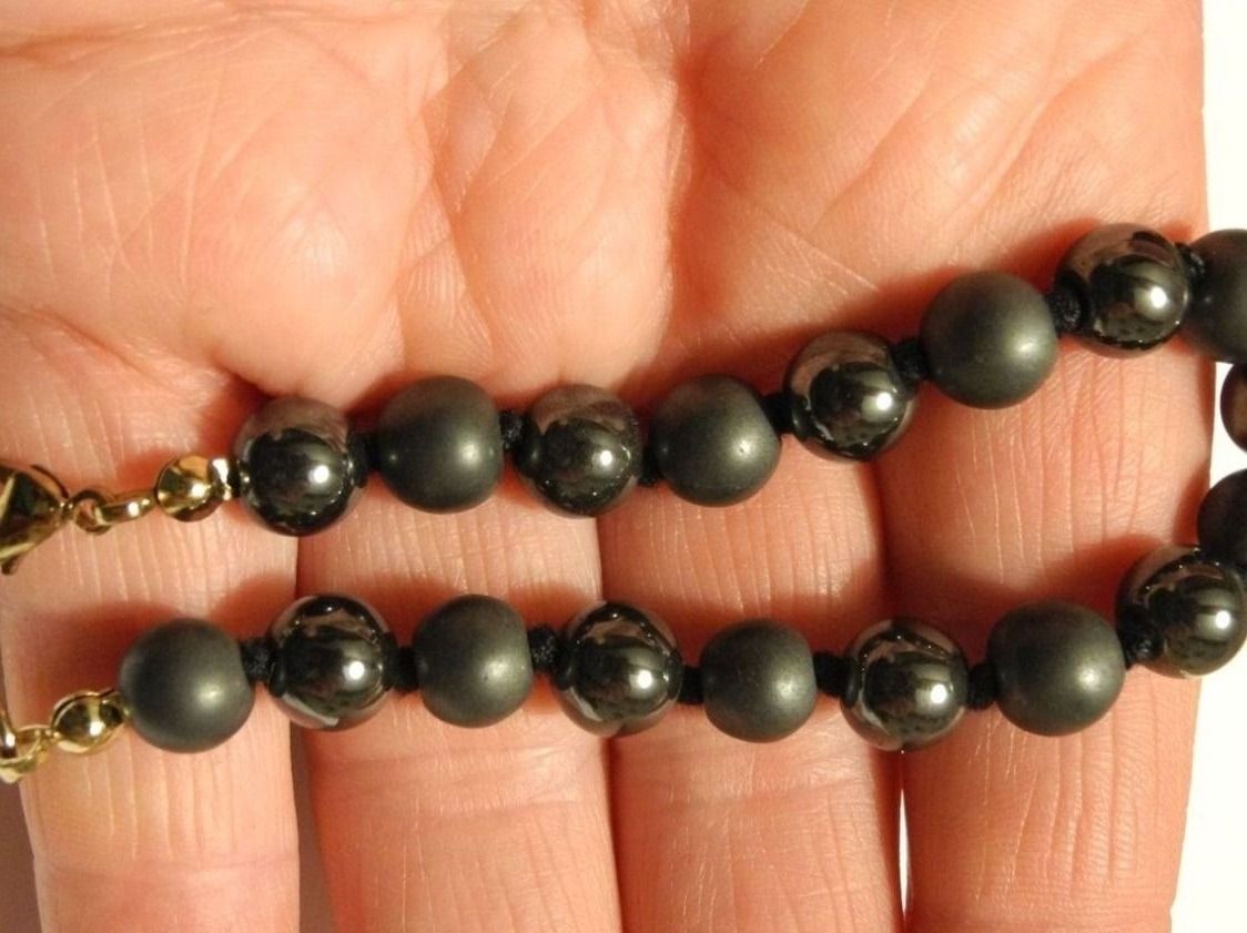 Bracciali & Braccialetti: Armband Hämatitstein – Usato da Balsthal venduto da qwer24