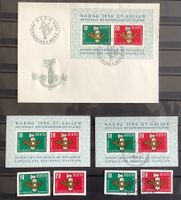1959 / Nabag FDC - Blocks ** +Gest. Einzelwerten **und Gest.