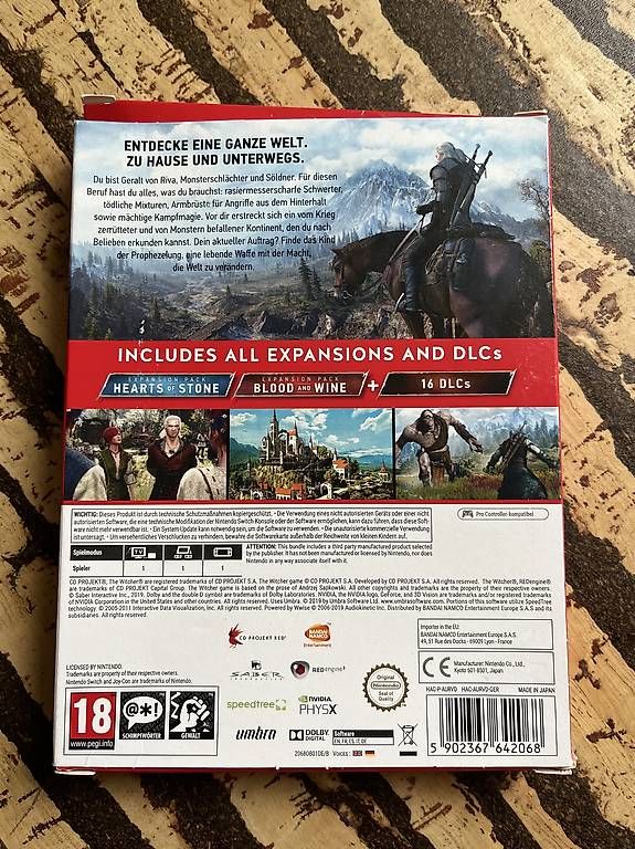 Nintendo Giochi: Witcher Wild Hunt Complete Edition – Usato da Niedergösgen venduto da rianaa__ 1