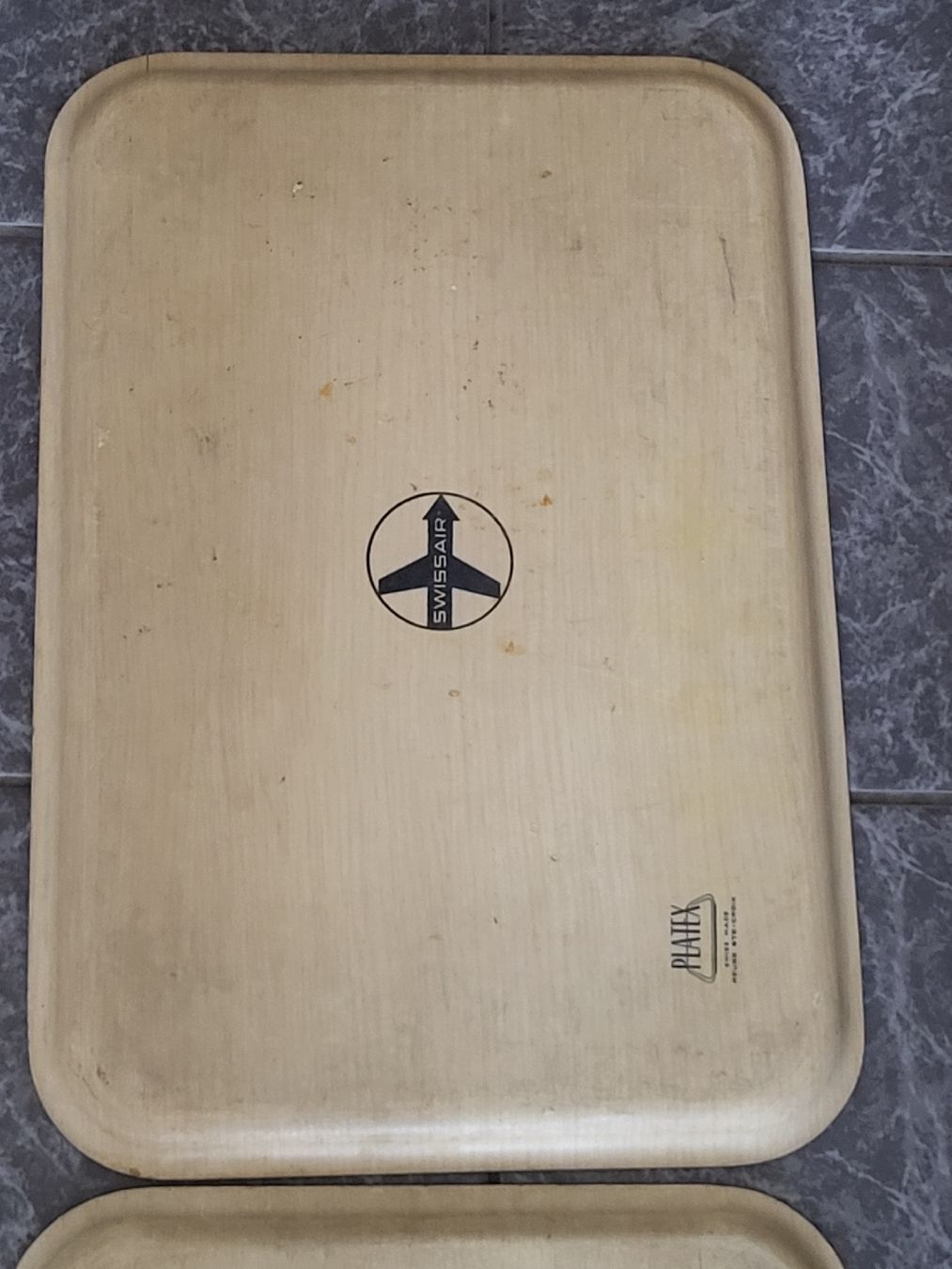 Swissair Piatti di portata: Tabletts Swissair Plafex 4 Stk. gebraucht – Usato da Allschwil venduto da Uhrenbinz 7