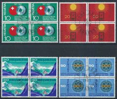 1967, Werbemarken l+ll, 4er-Blocks