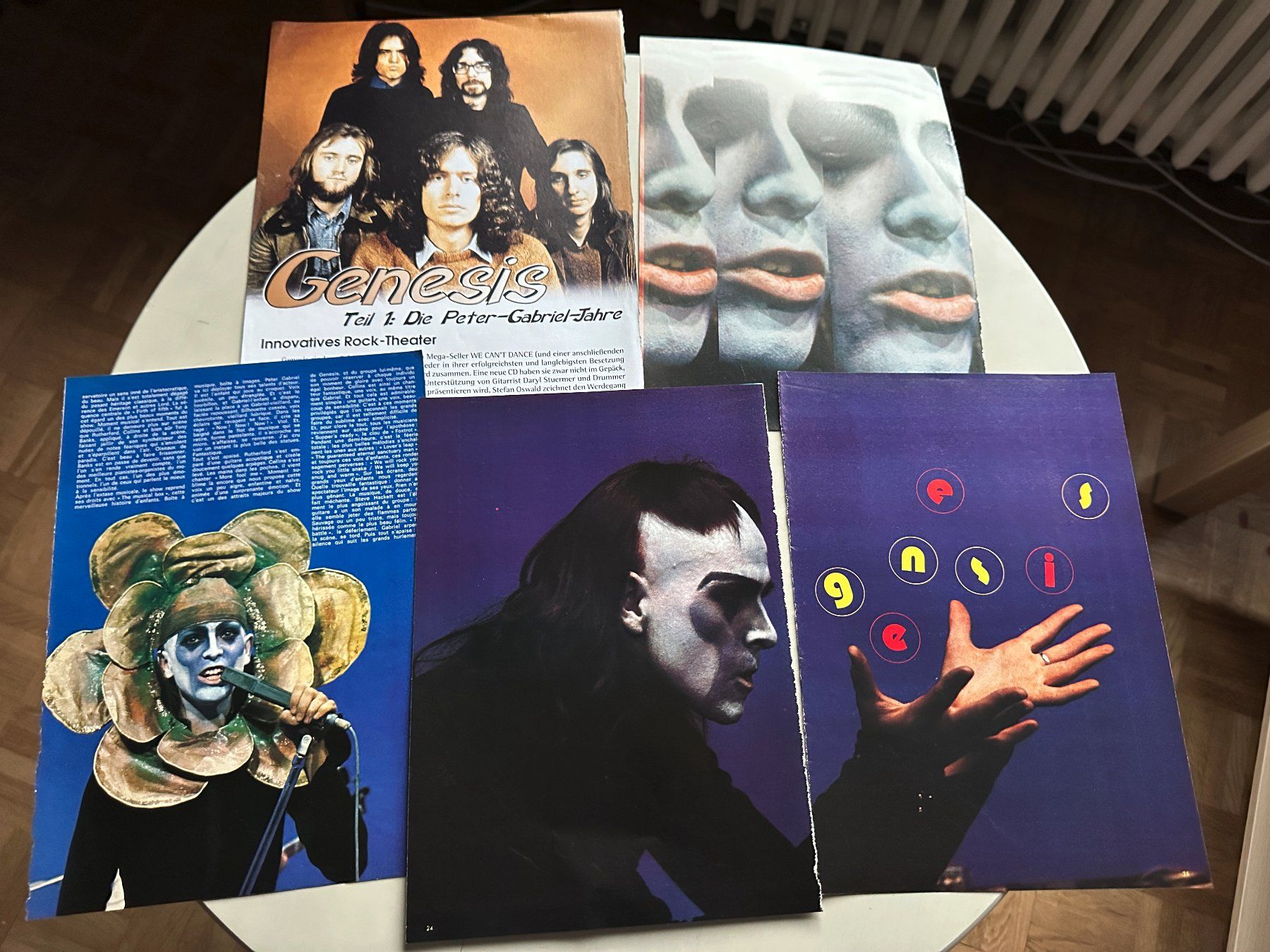 Zeitschriften & Magazine: PETER GABRIEL GENESIS tolle Berichte + Poster Sammlung 70's – Gebraucht aus Basel von Partridge 2