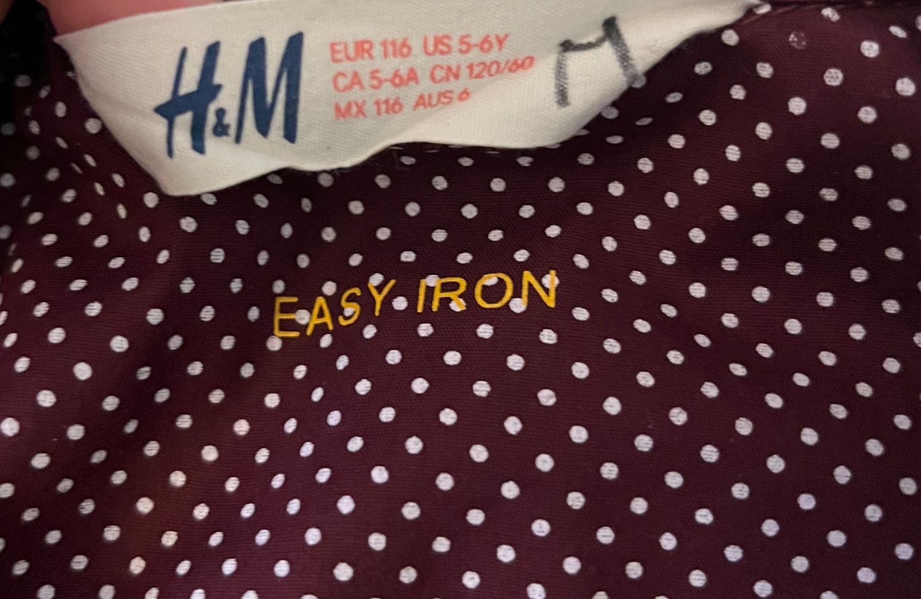 H&M Camicie, T-shirt & Polo: Langarm Hemd grösse 116 – Usato da Zimmerwald venduto da wuff81 1