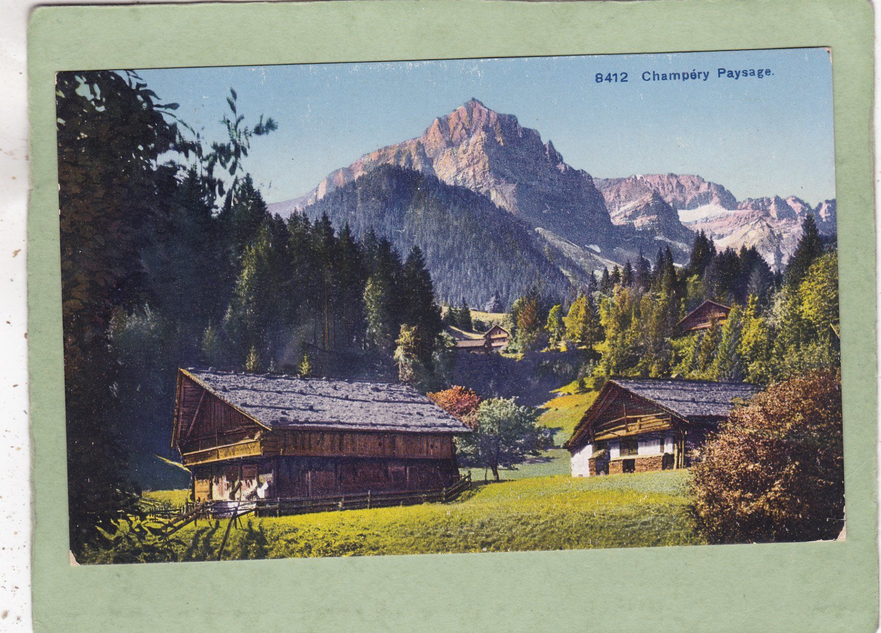 Cartoline postali: Champéry Paysage 1931 – Usato da Herisau venduto da Lisegrat2008