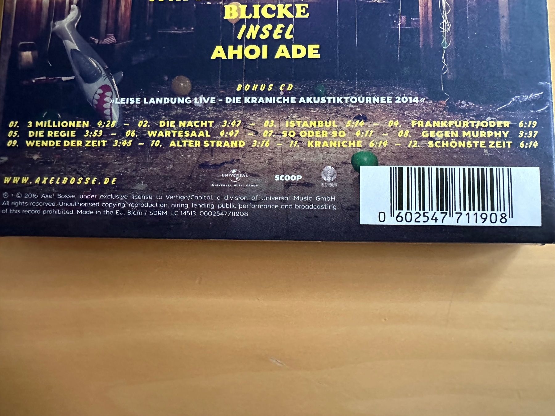 CDs: Bosse: Engtanz – D'occasion à Bern par mordswein 2
