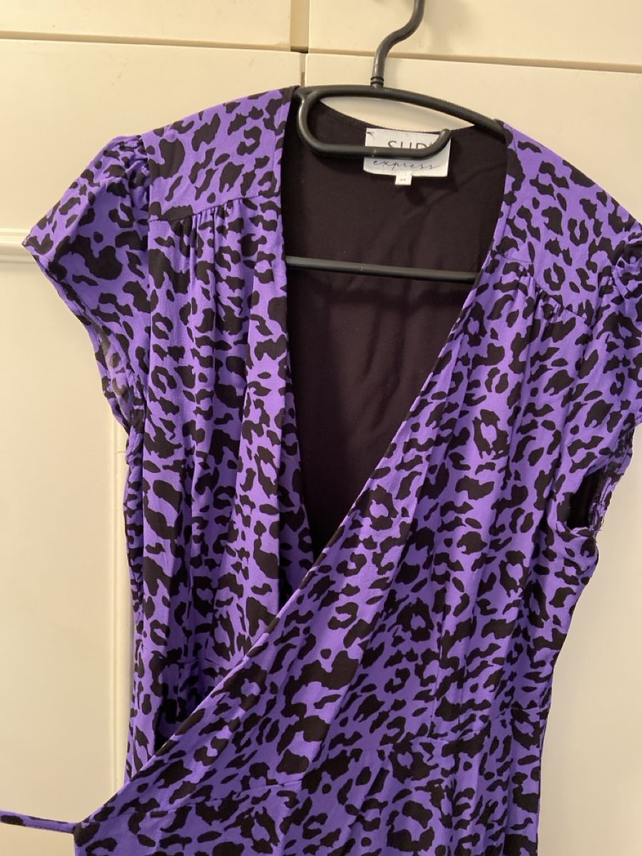 Vestiti: Robe portefeuille SUD EXPRESS violette  taille M – Usato da Lausanne venduto da Pascal9999 3