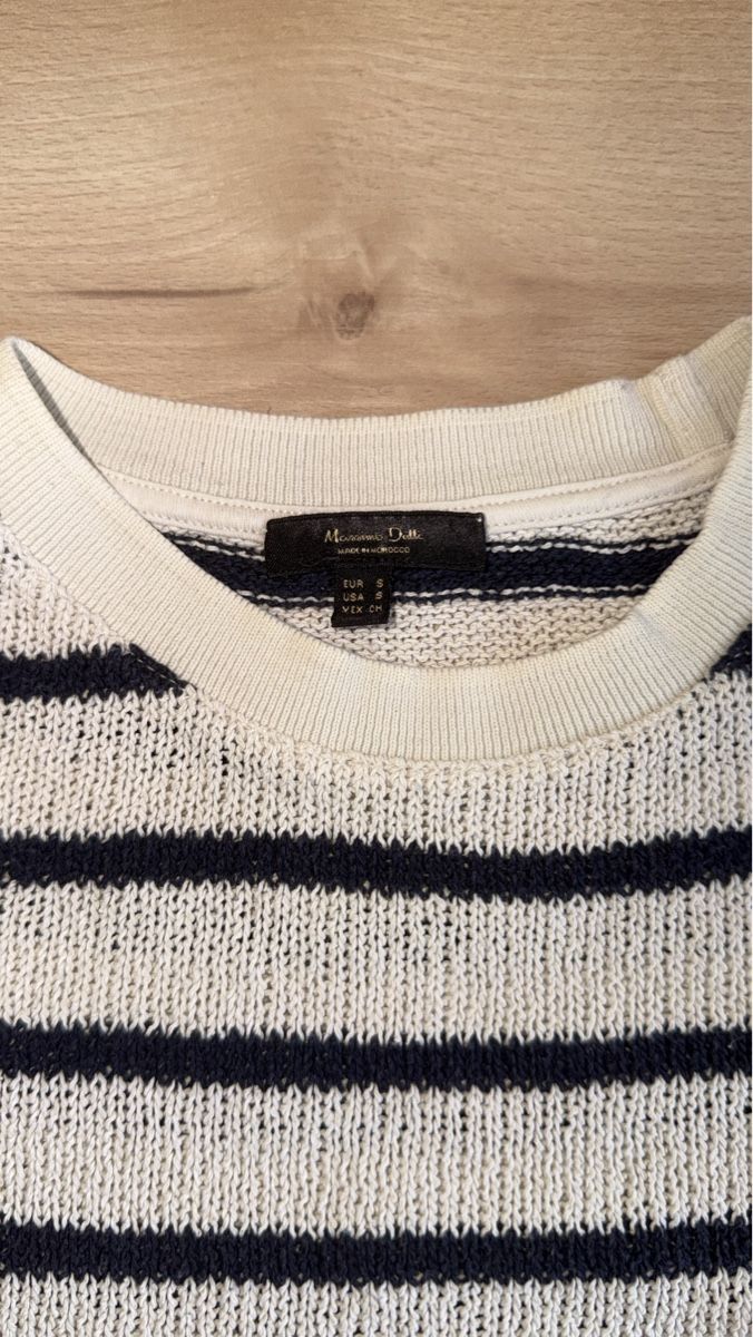 Massimo Dutti T-shirts: STRIPED KNIT TOP MASSIMO DUTTI S – D'occasion à Puplinge par yav_9r9f 1