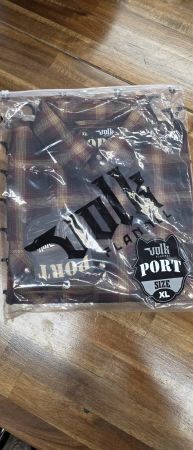 VOLK Flannel „PORT“ Herrenhemd in Grösse XL.