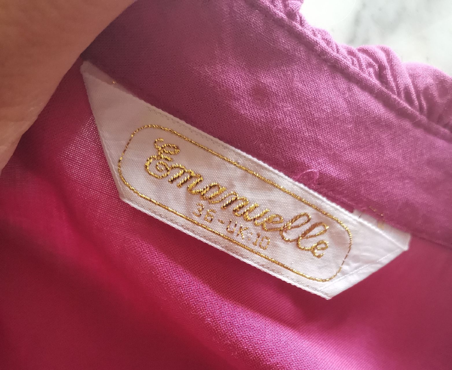 Camicette: Vintage Bluse Emanuelle, Vogelmotiv – Usato da Uerikon venduto da pink_flamingo 5