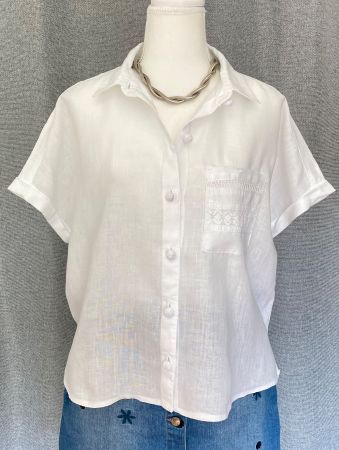 Joie Leinenbluse Grösse M