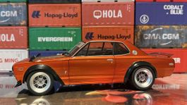 Nissan Skyline GT-R C110 orange