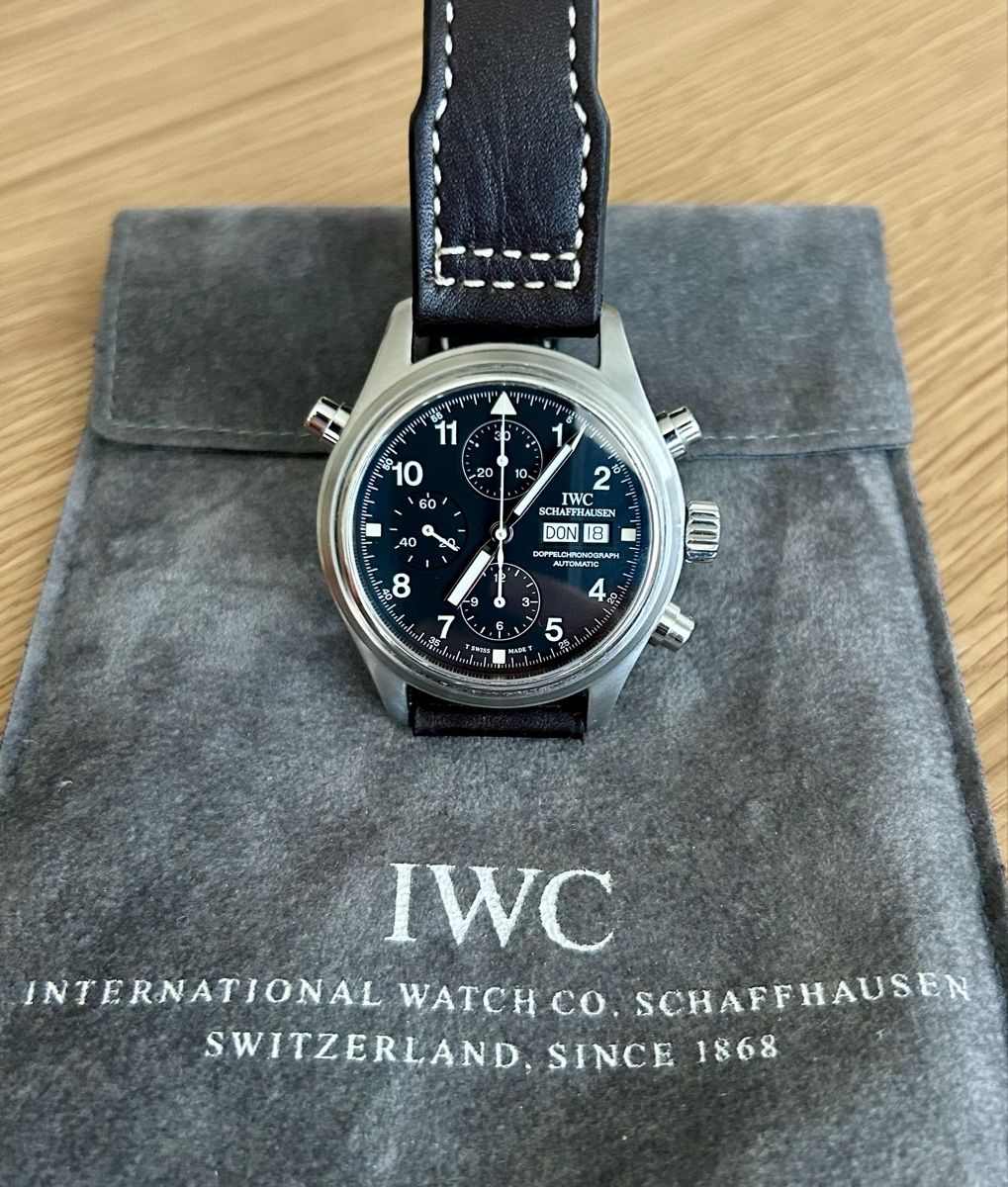 IWC Orologi: IWC Pilot Doppelchronograph  – Usato da Egg b. Zürich venduto da akon750