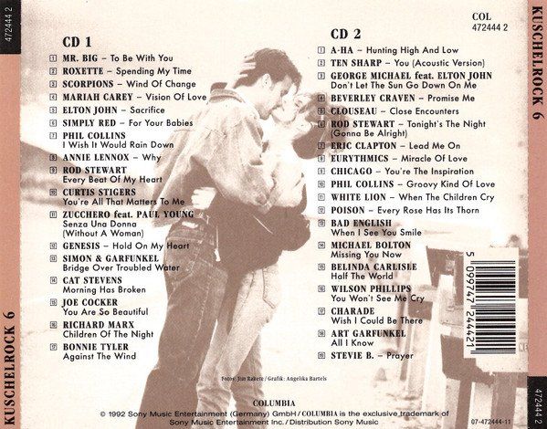 CD: Kuschelrock 6 – Usato da Bionnens venduto da Meg011 1